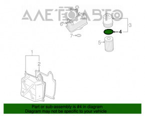 Корпус масляного фильтра АКПП VW Jetta 19- TSX DSG 7 ступ