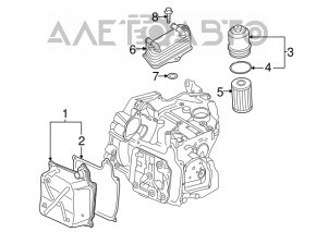 Paletă cutie de viteze automată VW Jetta 19- TSX DSG 7 trepte