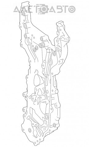 Передняя крышка двигателя внутр Toyota Camry v70 18- 2.5 A25A-FKS