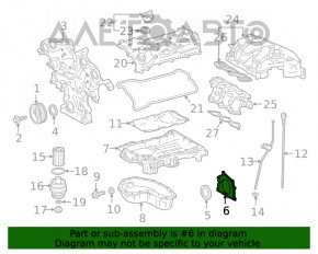 Furtunul de ulei al arborelui cu came Toyota Highlander 20-22 3.5