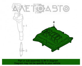 Блок ECU компьютер двигателя BMW X3 F25 11-17 2.0T