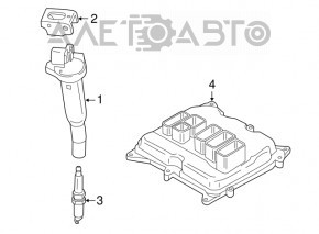 Блок ECU компьютер двигателя BMW X3 F25 11-17 2.0T