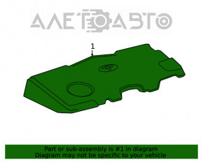 Capacul motorului Toyota Rav4 19- 2.5