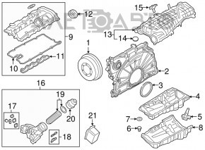 Senzorul de nivel al uleiului pentru BMW X5 F15 14-18 4.4T