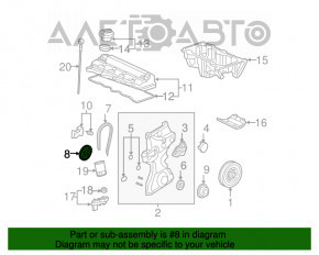 Pinionul arborelui cu came Honda HR-V 16-22 nou OEM original