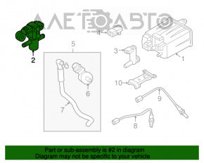 Solenoid vid Infiniti Q50 14-15 3.7