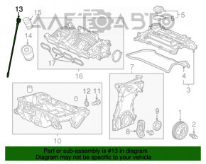 Sonda de ulei Honda Accord 18-22 1.5T L15B7