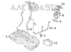 FUEL PRESSURE TEMP TEMPERATURE SENSOR MODULE BMW X3 F25 11-17