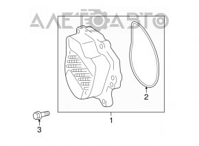Помпа водяная Toyota Avalon 13-18 2.5 hybrid