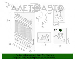 Capacul radiatorului Lexus ES350 19-