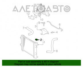 Capacul radiatorului Toyota Camry v40 nou original