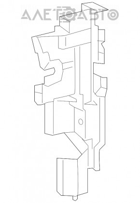 Deflector radiator stânga Toyota Rav4 19-21 2.5 nou OEM original