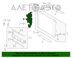 Deflector radiator stânga Toyota Rav4 19-21 2.5