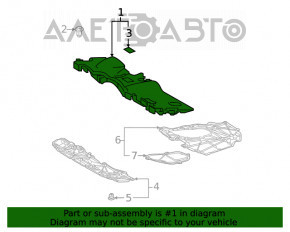 Накладка телевизора Toyota Rav4 19- 2.5 OEM