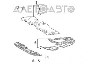 Накладка телевизора Toyota Rav4 19- 2.5 OEM