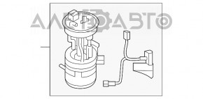 Топливный насос бензонасос Nissan Rogue 14-20