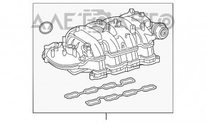 Коллектор впускной Toyota Sequoia Tundra 08-16 4.6 5.7