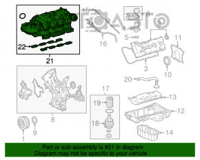 Коллектор впускной Toyota Sequoia Tundra 08-16 4.6 5.7