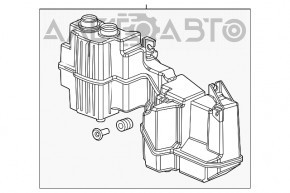 Резонатор воздушный Honda Civic XI FE/FL 22- 2.0 новый OEM оригинал