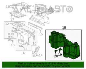 Rezonator de aer Honda Civic XI FE/FL 22- 2.0