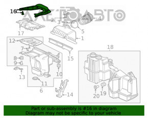 Garnitura de admisie a aerului pentru Honda Civic XI FE/FL 22- 2.0