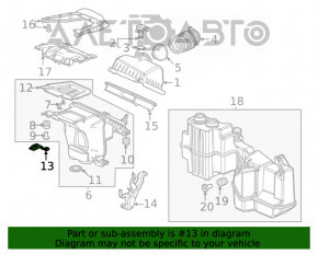 Suportul carcasei filtrului de aer Honda Civic XI FE/FL 22- 2.0 superior