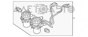 Pompă de aer stânga pentru Toyota Sequoia Tundra 08-16 4.6 5.7 LX570