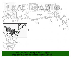 Pompă de aer dreapta pentru Toyota Sequoia Tundra 08-16 4.6 5.7 LX570