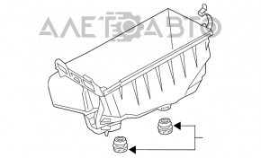 Corpul filtrului de aer Lexus ES300h 19-20 partea de jos