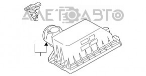 Carcasa filtru de aer Lexus ES300h 20-22 partea superioara noua originala OEM