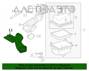 Receptor de aer Lexus ES350 19-