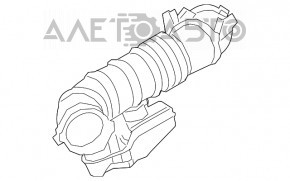 Conducta de aer pentru colectorul de admisie al modelului Lexus ES350 din anii 19-21.
