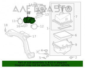 Conducta de aer pentru colectorul Toyota Rav4 19- 2.5