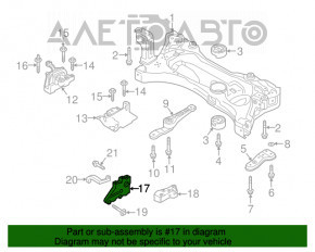 Кронштейн мкпп VW Jetta 19-