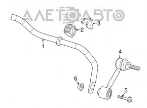 Stabilizator spate VW Passat b7 12-15 SUA 19mm