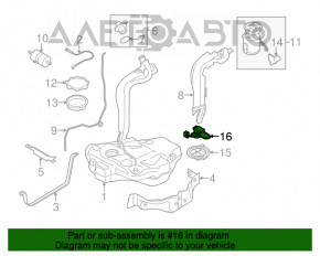 Controlul pompei de combustibil VW Jetta 11-18 SUA 1.4T