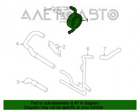 Radiator de ulei pentru motorul Infiniti Q50 14- 3.7, 3.5 RWD