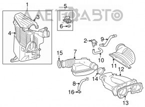 Contor de aer Toyota Prius 2004-2009