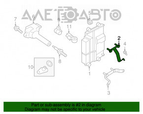 Кронштейн блока ECU Subaru Forester 19- SK верхний