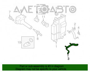 Suportul blocului ECU Subaru Forester 19- SK inferior