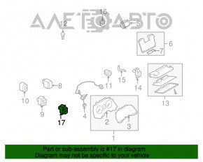 Butonul de deschidere a capacului portbagajului Infiniti G25 G35 G37 4d 06-14