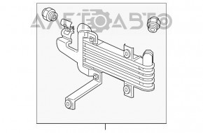 Radiatorul de răcire a transmisiei automate Acura MDX 16-20 AWD