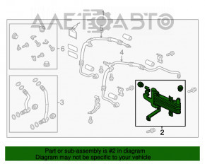 Radiatorul de răcire a transmisiei automate Acura MDX 16-20 AWD