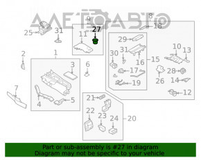 Comutatorul de moduri de condus al Nissan Rogue 21-23 AWD