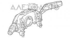 Chitara comutatoarelor de pe volan Nissan Rogue 21-23 cu PTF construit în SUA.