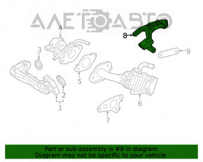 Suport supapă EGR Toyota Venza 21-