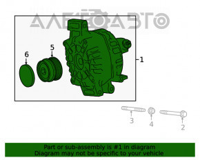 Generatorul Toyota Rav4 19- 2.5 115A