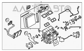 Печка в сборе Infiniti Q50 14-15