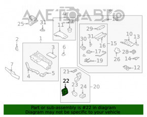 Controlul climatizării Nissan Rogue 21-22 S