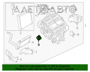 Actuator motor pentru acționarea sistemului de încălzire și aer condiționat al Nissan Rogue 21-23